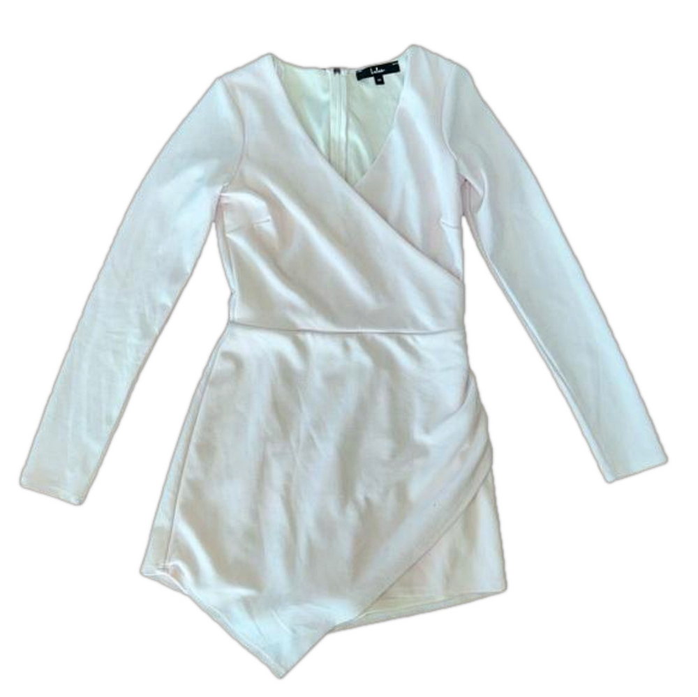 Lulu’s: Blush, Pink, Long Sleeve Romper: Size XS